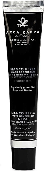 Black Toothpaste - Acca Kappa Bianco Perla Black Toothpaste — photo N1