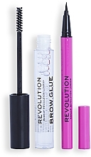 Makeup Revolution Eye & Brow Icons Gift Set - Set, 2 products — photo N3
