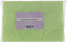 Fragrances, Perfumes, Cosmetics Lint-Free Wipes 4x6 cm, 540 pcs, light green - Tufi Profi Premium