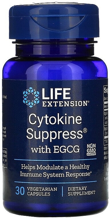 Strengthening Immunity Dietary Supplement - Life Extension Cytokine Suppress With EGCG — photo N1