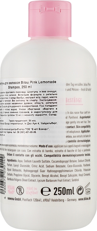 Pink Lemonade Shampoo - Bilou Pink Lemonade Shampoo — photo N2