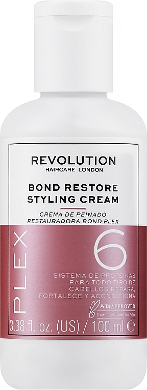 Hair Styling Cream - Makeup Revolution Plex 6 Bond Restore Styling Cream Restores, Strengthens & Conditions — photo N1