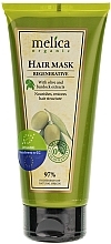 Fragrances, Perfumes, Cosmetics Repair Burdock & Olive Extracts Hair Mask - Melica Organic Regenerative Hair Mask