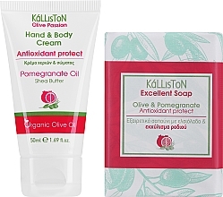 Kalliston (h/cr/50ml + soap/100g) - Set, pomegranate  — photo N2
