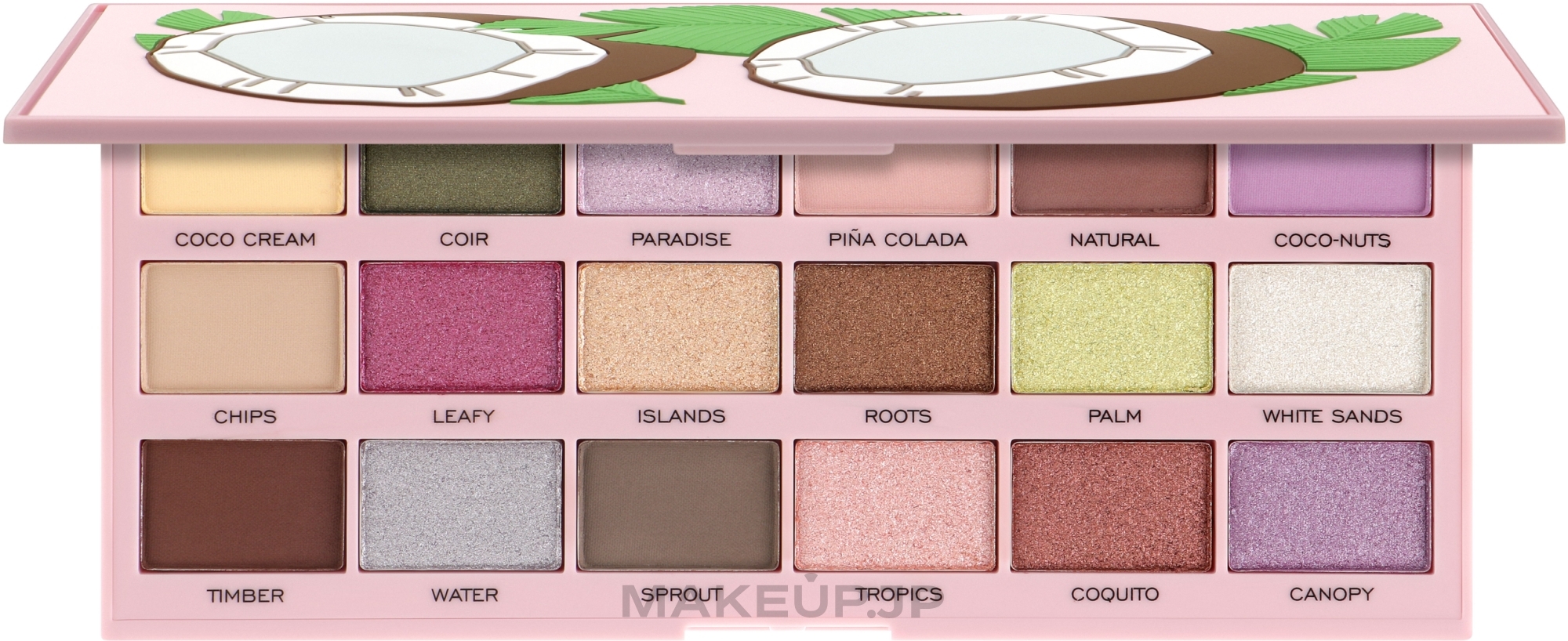 Eyeshadow Palette - I Heart Revolution Tasty Coconut Eyeshadow Palette — photo 22.5 g