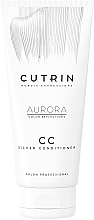 Fragrances, Perfumes, Cosmetics Silver Conditioner - Cutrin Aurora Color Care CC Silver Conditioner