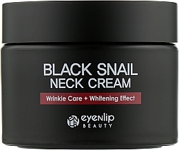 Fragrances, Perfumes, Cosmetics Anti-Aging Neck Cream - Eyenlip Black Snail Neck Cream