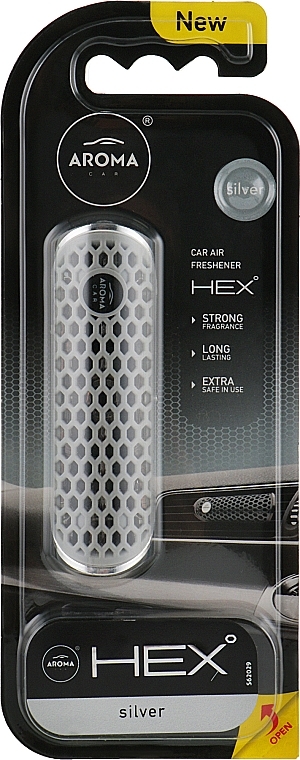 Silver Car Perfume - Aroma Car Hex — photo N1