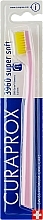 Toothbrush "Super Soft", pink-yellow - Curaprox — photo N2