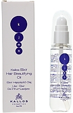 Shine Hair Oil - Kallos Cosmetics KJMN Elixir Hair Beautifying Oil — photo N1