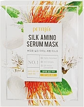 Fragrances, Perfumes, Cosmetics Silk Proteins Face Mask - Petitfee&Koelf Silk Amino Serum Mask