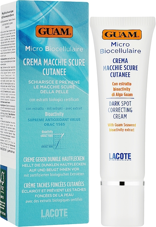 Microbiocellular Whitening Face Cream - Guam Micro Biocellulaire Crema Macchie Scure Cutanee — photo N7