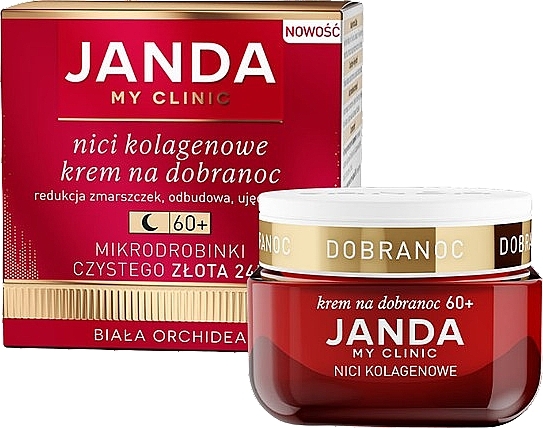 Collagen Threads Night Face Cream 60+ - Janda My Clinic — photo N1