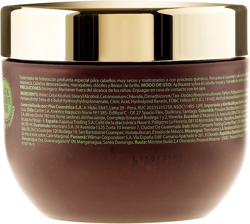 Intensive Moisturizing Mask for Normal & Damaged Hair - Kativa Macadamia Deep Hydrating Treatment — photo N3