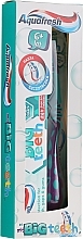 Fragrances, Perfumes, Cosmetics Set with Purple & Turquoise Toothbrush - Aquafresh My Big Teeth (t/paste/50ml + t/brush/1pc)