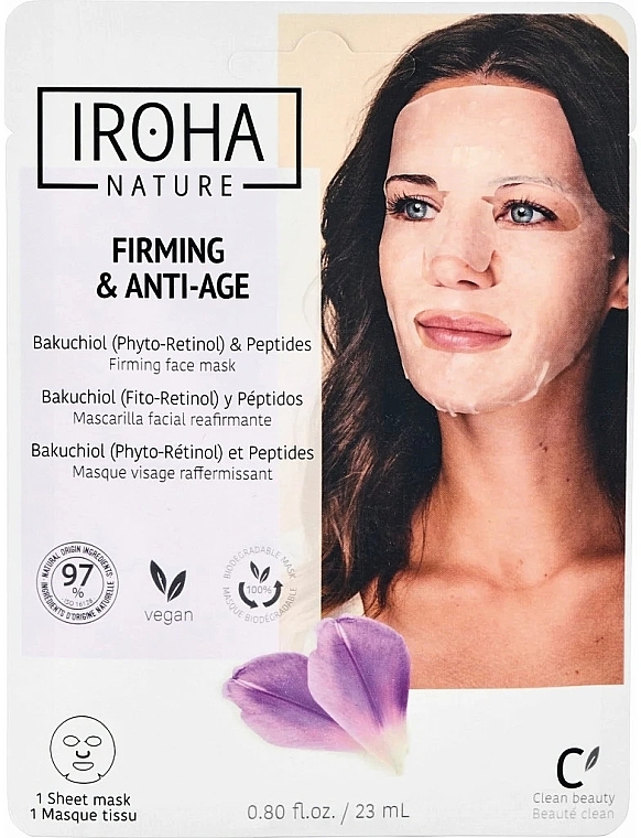 Face Sheet Mask - Iroha Nature Firming & Anti-Age Face Sheet Mask — photo N4