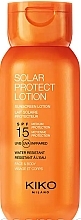 Fragrances, Perfumes, Cosmetics Face & Body Sun Lotion - Kiko Milano Solar Protect Lotion SPF15