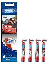 Fragrances, Perfumes, Cosmetics Kids Replacement Brush Heads EB10-4, Cars - Oral-B Stages Power Disney