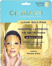 Fragrances, Perfumes, Cosmetics Hydrogel Face Mask with Argan Oil - Clinians Hydrogel Mask With Argan Oil And Golden Powder