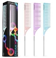 Fragrances, Perfumes, Cosmetics Highlight Comb Set, 3 pcs - Framar Dreamweaver Highlight Comb