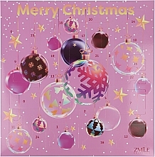 Fragrances, Perfumes, Cosmetics Advent Calendar, 24 products - Zmile Cosmetics Merry Christmas Balls Advent Calendar