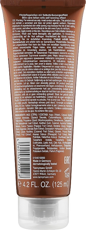 Tan Booster Lotion with Dark Bronzers, Melanin & Aloe Vera - Tannymaxx Brown Fruity Funatic Dark Bronzing Lotion For Face & Body — photo N2