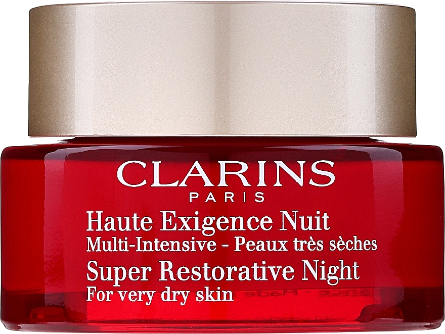 Night Cream - Clarins Super Restorative Night Wear Very Dry Skin — photo N1