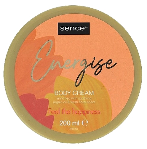 Body Cream with Argan Oil & Flower Extract - Sence Wellness Energise — photo N1