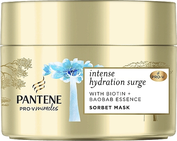 Intensive Moisturizing Hair Mask - Pantene Pro-V Intense Hydration Surge Sorbet Hair Mask — photo N1