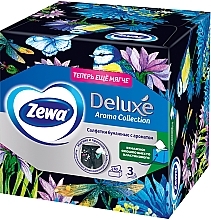 Fragrances, Perfumes, Cosmetics Perfumed Tissues, 3-layer, tit, 60 pcs - Zewa Deluxe Box Aroma Collection