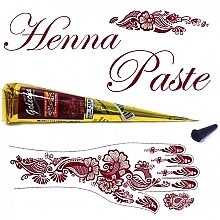 Body Art Henna in Cone - Golecha Color Henna Paste Cone — photo N4