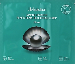 Fragrances, Perfumes, Cosmetics 3-Step Cleansing Mask with Black Pearl Extract - JMSolution Marine Luminous Pearl Deep Blackhead 3Step Pearl