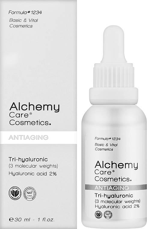 Anti-Aging Face Serum - Alchemy Care Cosmetics Antiaging Tri-Hyaluronic — photo N2