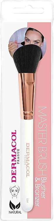 Blush & Bronzer Brush - Dermacol Master Brush Rose Gold D54 — photo N1