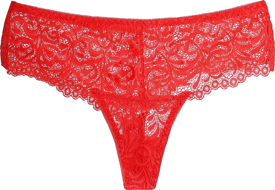 Women Lace Panties bdm550-008, red - Moraj — photo N1