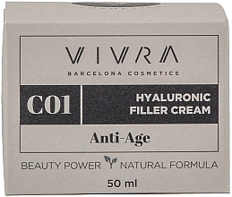 ヒアルロン酸配合のアンチエイジングクリーム - Vivra Hyaluronic Filler Cream Anti-Age — photo N2