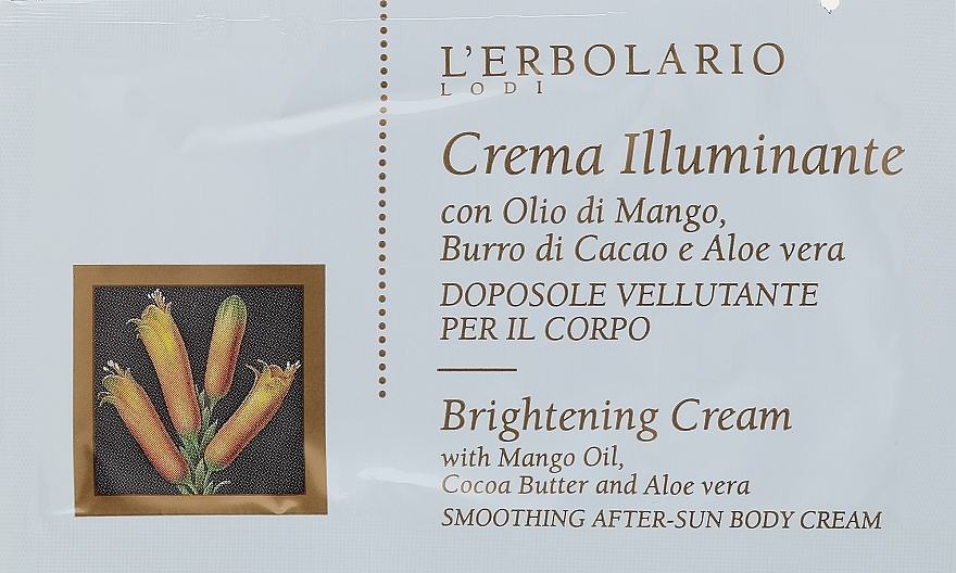 GIFT! Body Cream - L'Erbolario Brightening Cream (sample) — photo N1