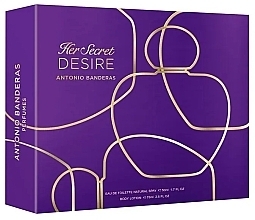 Antonio Banderas Her Secret Desire - Set (edt/50 ml + b/lot/75 ml) — photo N2