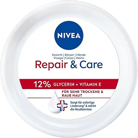 Glycerin & Vitamin E Cream - NIVEA Repair & Care 12% Glycerin + Vitamin E Cream — photo N4