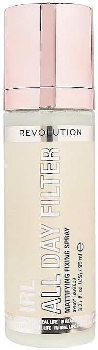 Makeup Setting Spray - Makeup Revolution IRL All Day Filter Fixing Spray — photo N1