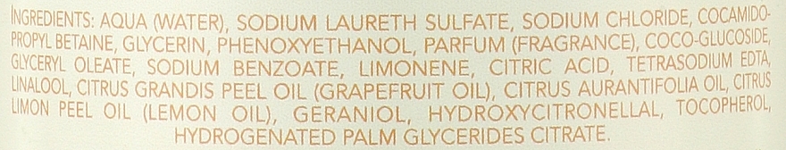 Grapefruit & Green Lemon Liquid Soap - Vivian Gray Liquid Soap Grapefruit & Green Lemon — photo N4