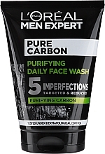 Facial Cleansing Gel - Loreal Paris Men Expert Pure Charcoal — photo N3