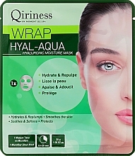 Fragrances, Perfumes, Cosmetics Hyaluronic Moisturizing and Rejuvenating Sheet Mask - Qiriness Wrap Hyal-Aqua Hyaluronic Moisture Mask