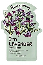 Fragrances, Perfumes, Cosmetics Facial Sheet Mask - Tony Moly I'm Lavender Mask Sheet