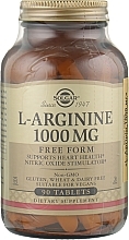 L-Arginine Dietary Supplement, capsules, 1000 mg - Solgar L-Arginine — photo N2