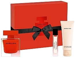 Fragrances, Perfumes, Cosmetics Narciso Rodriguez Narciso Rouge - Set (edp/90ml + b/lot/75ml + edp/10ml)