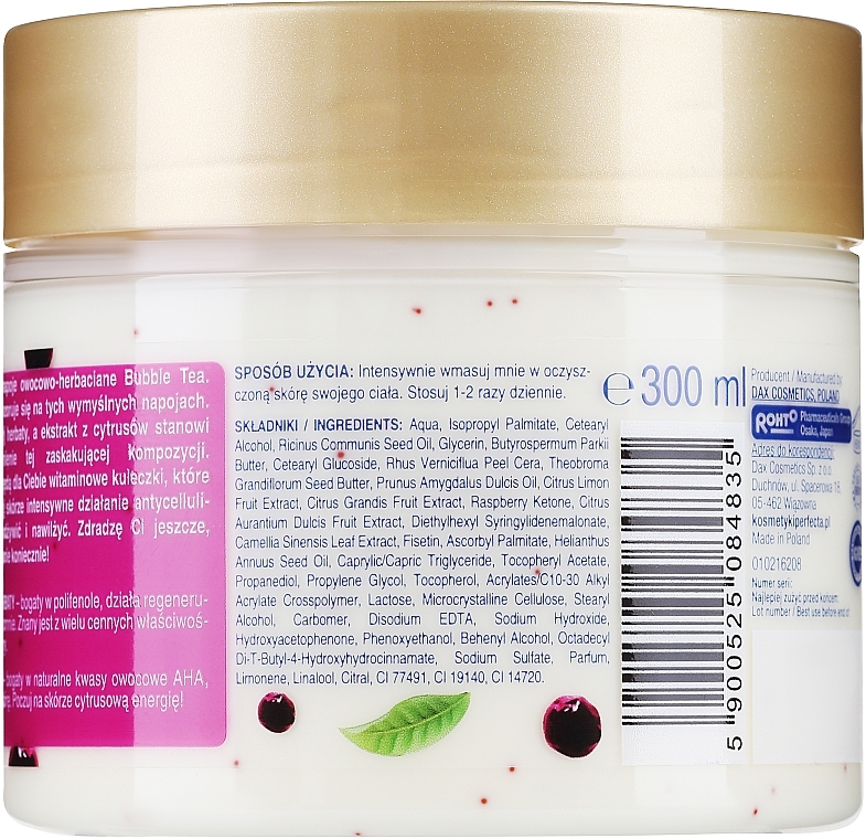 Passion Fruit & Green Tea Body Butter - Perfecta Bubble Tea Wild Cherry & Matcha Tea Body Butter — photo N2