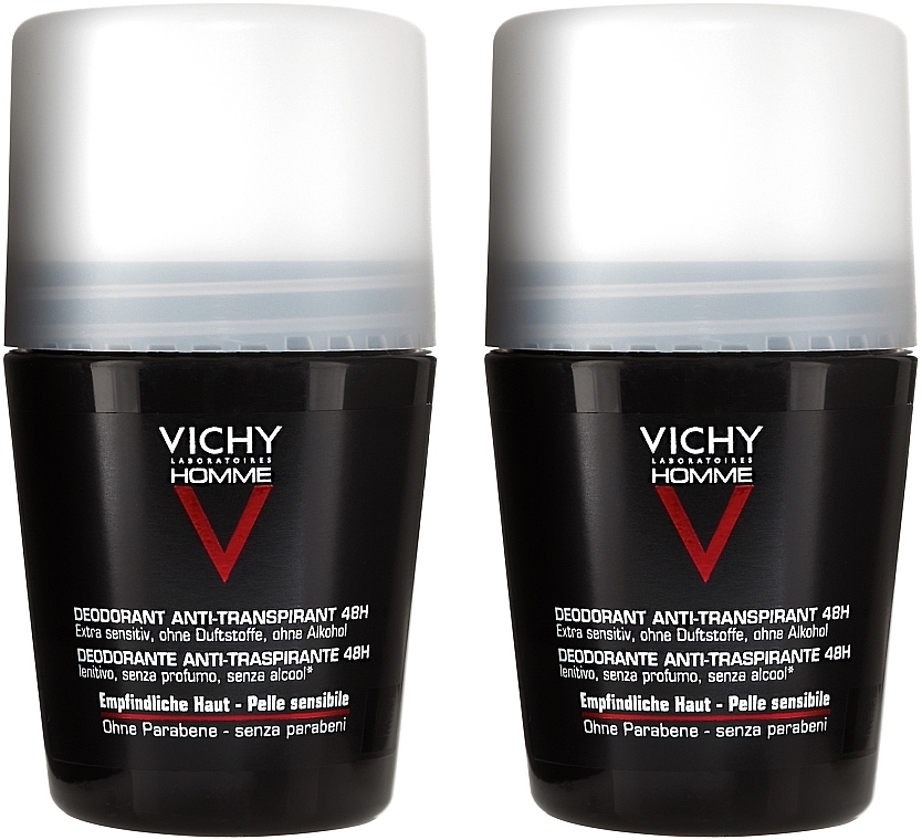 Sensitive Skin Deodorant Roll On - Vichy Homme Roll-on 48 Hours Anti-perspirant Deodorant — photo N6