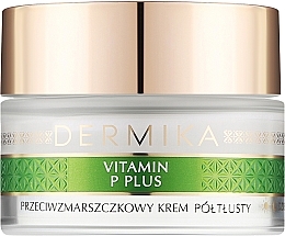 Fragrances, Perfumes, Cosmetics Hypoallergenic Anti-Wrinkle Cream - Dermika Vitamin P Plus Face Cream