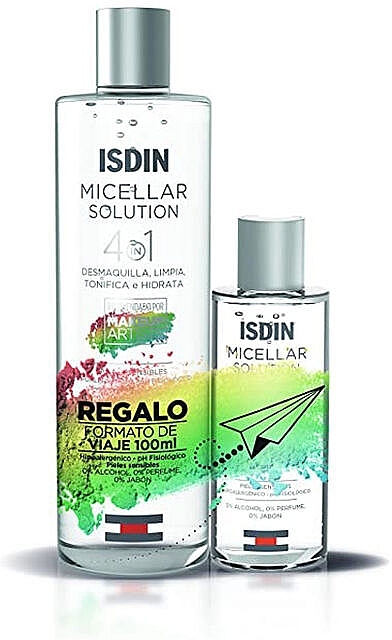 Set - Isdin Micellar Solution (micellar/water/400ml + 100 ml) — photo N1